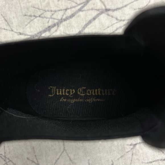 Juicy Couture Black Sparkling Rain Boots - Picture 5 of 5